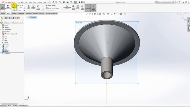 SolidWorks Practice/Exercise For Beginners - Basic Tutorial - Part Features (05 - L05 - B) смотреть онлайн