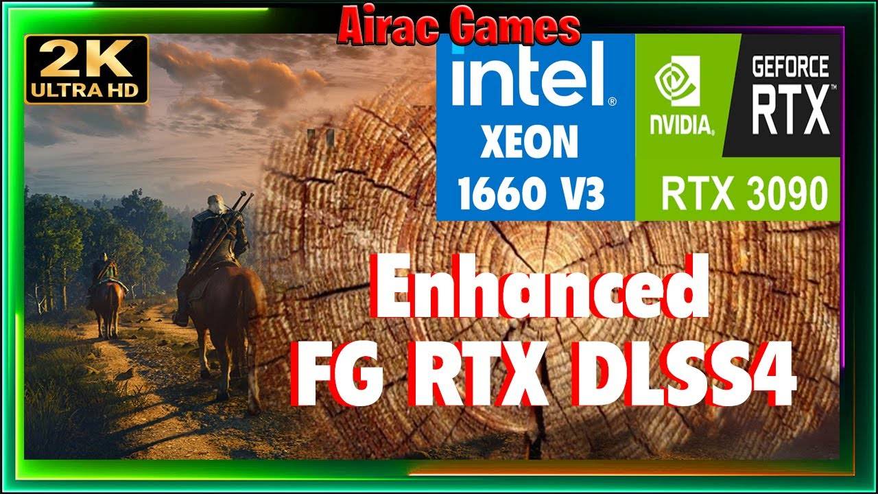 Ведьмак 3. Мод Ультра Графика. ДЛСС4. 1660v3 раскрыл RTX3090.