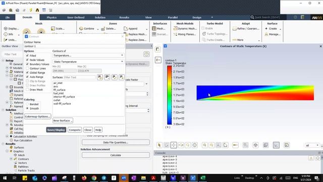 methane air combustion simulation by ANSYS 2020 part 2 of 2 смотреть онлайн