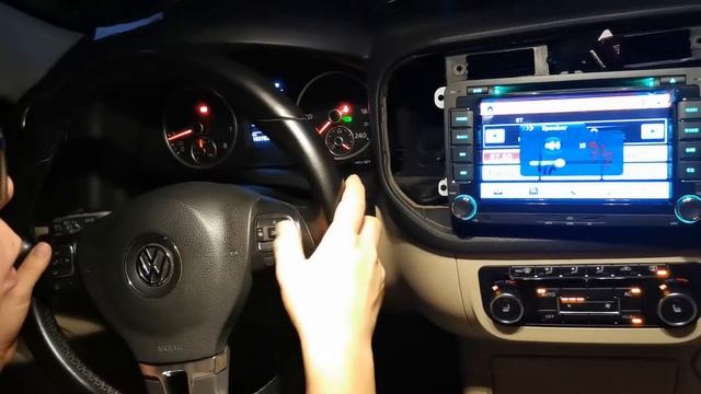 AWESAFE 2 DIN Radio mit Navi für VW Skoda Seat - Installation Beispiel смотреть онлайн