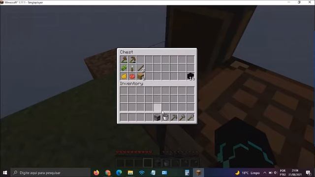 Jogando Skyblock Minecraft 1.17.1 Ep #1