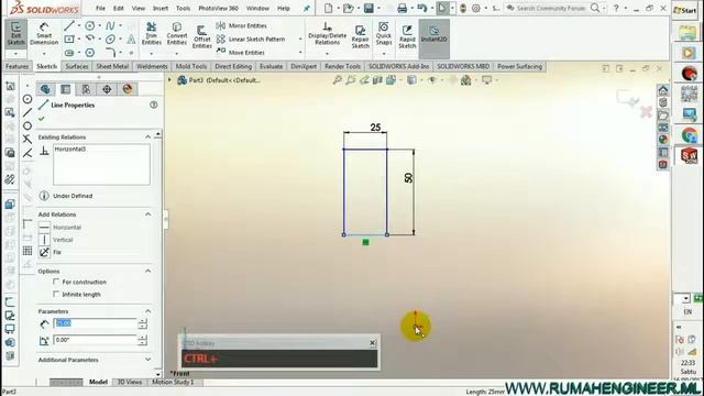 fully define sketch in solidworks смотреть онлайн