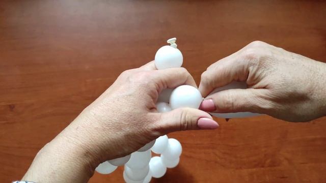 Шардан ұлпа қар жасау. Снежинка из ШДМ.  How To Make A Balloon Snowflake Tutorial.