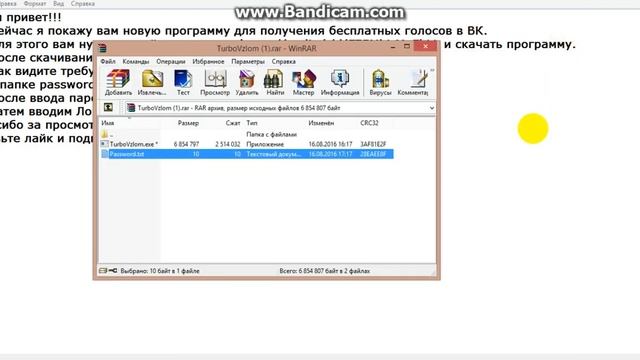 Программа для получения голосов в вк!