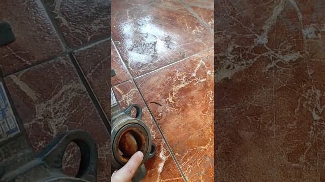 Слив воды с топочной