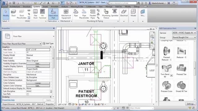 Autodesk Revit - Features - Construction Fabrication MEP Engineering смотреть онлайн