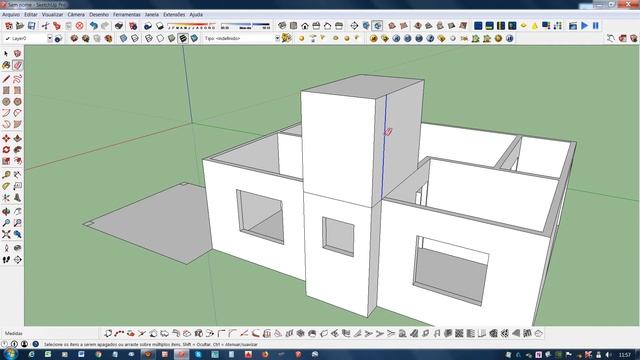 Modelo de Casa Simples - SketchUp - Iniciante - PT 01/02 смотреть онлайн