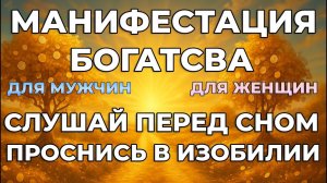 НОЧНЫЕ ГИПНОТИЧЕСКИЕ АФФИРМАЦИИ ДЛЯ ПРИВЛЕЧЕНИЯ ДЕНЕГ ✨ ТРАНСФОРМАЦИЯ БЛАГОСОСТОЯНИЯ