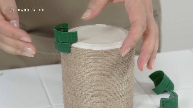 마끈으로 만든 심플화분, DIY , 병뚜껑 받침대, 공기정화 식물, 플라스틱 재활용 : plastic recycling, upcycling, grow an indoor garde смотреть онлайн