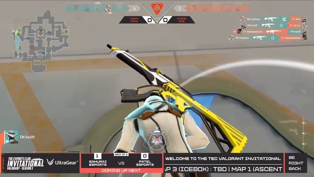 LG Ultragear TEC Invitational Valorant Season 3 | UB QF | BO3 | SAMURAI ESPORTS VS PATEL ESPORTS