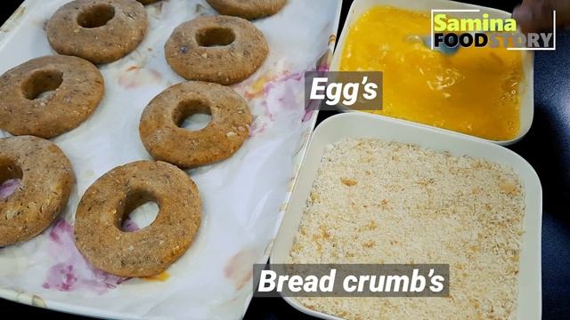 Crispy Chicken Donuts Recipe | Ramzan Special Recipe | Chicken Snacks | Make And Freeze Recipe