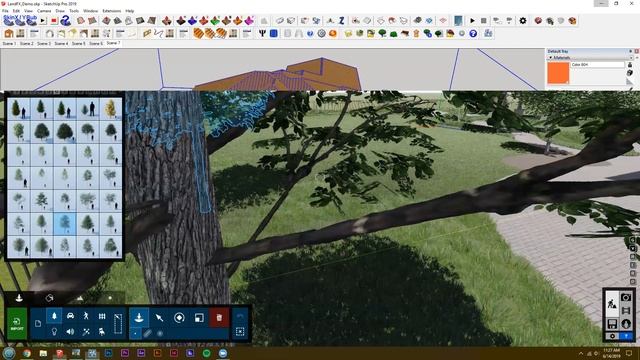 3D Modeling a Landscape Design in SketchUp & Lumion смотреть онлайн