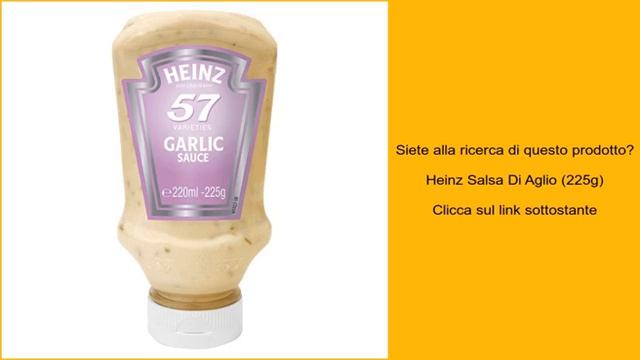 Heinz Salsa Di Aglio (225g)