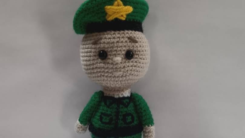 Солдатик крючком