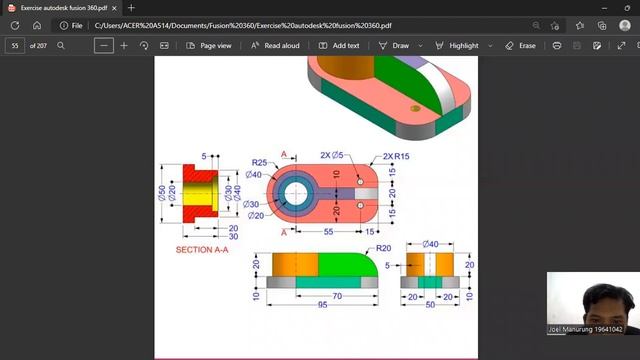 Exercise 50 Solidworks смотреть онлайн