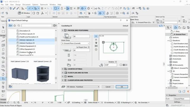 ArchiCAD Tutorial for beginners: How To place and adjust objects (ArchiCAD from Scratch) смотреть онлайн