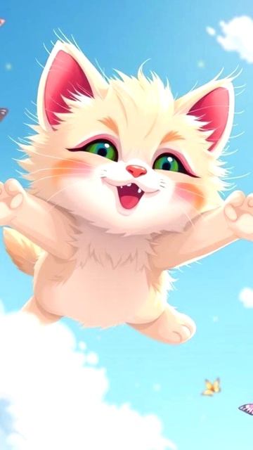 Котенок, который мечтал летать #котёнок #кошка #птичка #мультик #детям смотреть онлайн