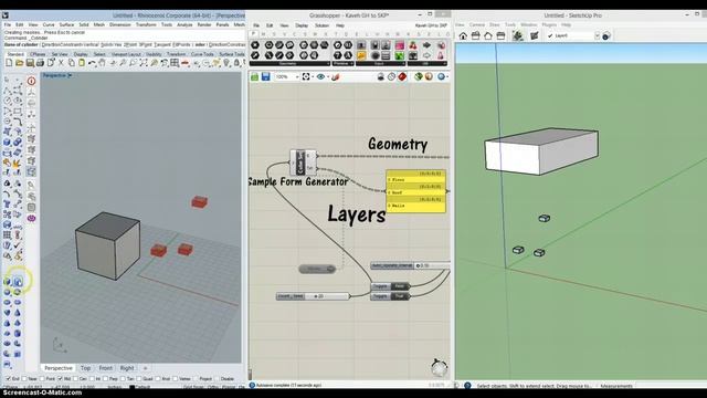 Grasshopper to SketchUp смотреть онлайн