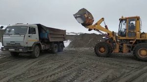 Амкодор 342В Погрузка песка