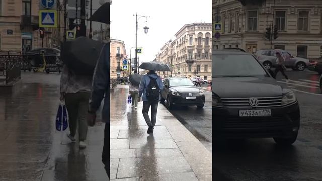 Питер… снова дождь 🌧 Где-то на Литейном, возможно… но не факт)) смотреть онлайн