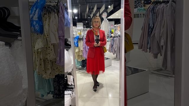 Young Crosdresser Dressed In Red Skirt