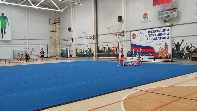 СмП 1 юношеский, Кулагина Екатерина - Федосеев Семён, КРОО ФСА, Комбинированное упражнение