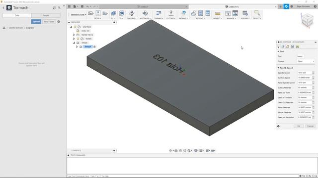 Text en Espejo Fusion 360 смотреть онлайн