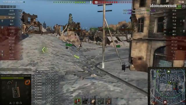 M2 Light Tank | Зимний Химмельсдорф - 10 фрагов , 9 медалей смотреть онлайн