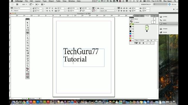 Adobe Indesign CS5 Tutorial - Working With Text смотреть онлайн