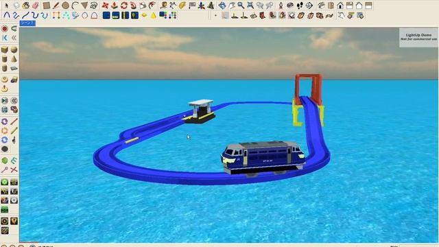 SketchUp+LightUp+DC(train02) смотреть онлайн
