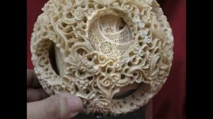 Удивительное мастерство резьбы по кости ч1