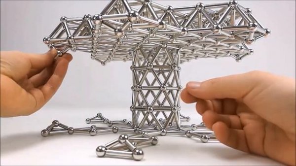 Satisfying Dynamic Sculpture, Magnetic Gears _ Magnetic Games