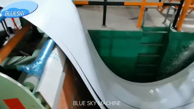 Линия продольной резки двойной режущей головки с двухсторонним пленочным ламинатором 2×1300мм смотреть онлайн