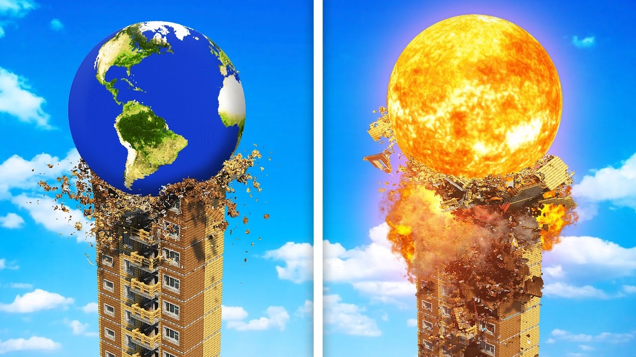 Земная гравитация ПРОТИВ Солнечной гравитации смотреть онлайн