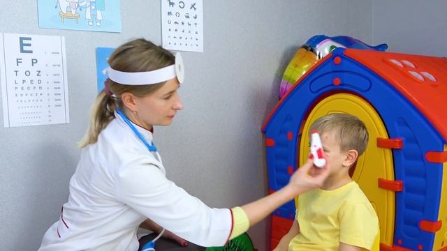 Doctor Checkup Song | Nursery Rhymes And Kids Songs | Dima Family Show