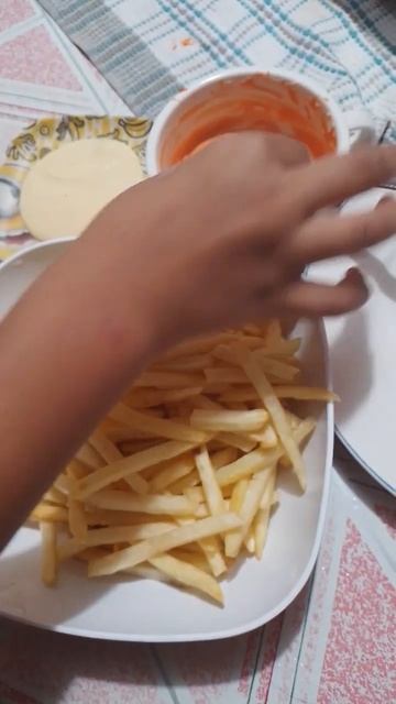 🌈 🌈 Fries #asmrfood #snacks #unhealthyfood #fries #tasty