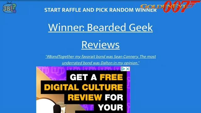 One-Week Funko Pop GoldenEye Giveaway - THE DRAW | #BondTogether