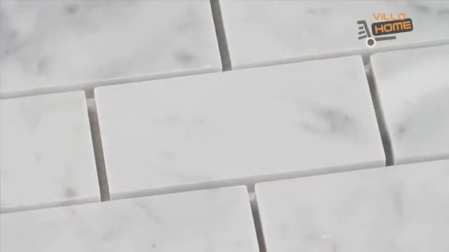 Carrara White 12″x12″ Polished Marble Mesh-Mounted Mosaic Floor and Wall Tile 2″x4″ -MSI Collection смотреть онлайн