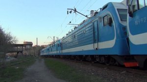 Сплотка электровозов ЭП1М во главе с ЭП1М-666