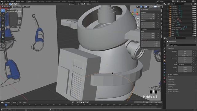 Blender 3D Character Modeling: Blocking смотреть онлайн