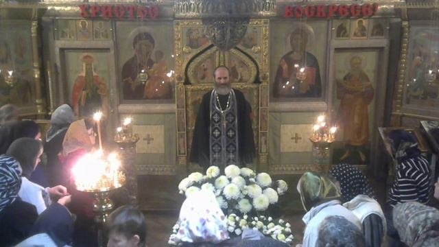 Слово настоятеля в конце Утрени с чином погребения Плащаницы в канун Великой Суббо́ты. 18.04.2025 г. смотреть онлайн
