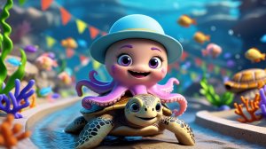 Осьминожек и Эмоции | Развивающий мультфильм для малышей | Учим чувства с морскими друзьями