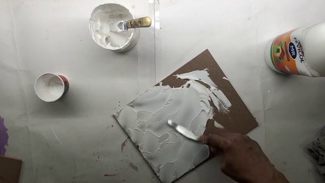 make relief painting texture | marble dust paste | marble power texture смотреть онлайн