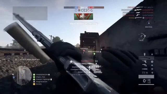 Battlefield 1 Sniping Montage 1 смотреть онлайн