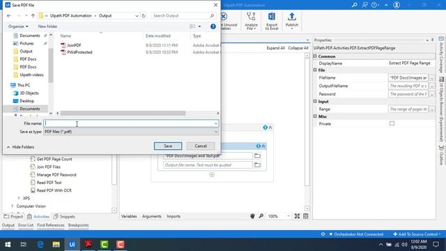 UiPath Tutorial || Day 60 : Extract PDF Page Range Activity || PDF Automation смотреть онлайн