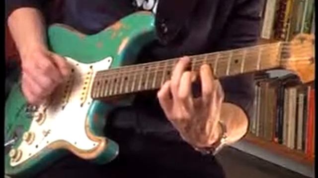Easy Blues Shuffle Riff in A7 - Blues Guitar Lesson смотреть онлайн