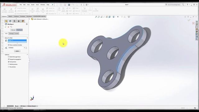 What's New in SOLIDWORKS 2017 Part : fidget spinner | SOLIDWORKS 2018 смотреть онлайн