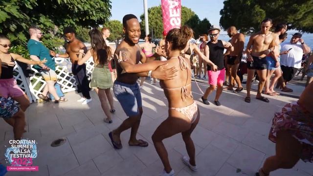 Guilherme & Anylu - Salsa social dancing | Croatian Summer Salsa Festival 2023 смотреть онлайн