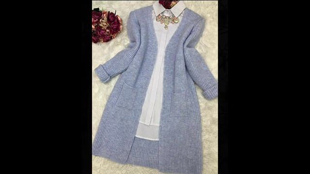 Elegant knitted Longline Chunky coat//Long coat cardigan for women//coat#2024#crochet#fashion#coat смотреть онлайн