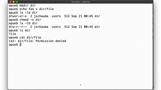 UNIX24_4_3 Advanced Programming in the UNIX Environment_ Week 04, Segment 3 - Directories смотреть онлайн